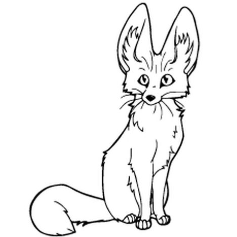 Cute Baby Fox Coloring Pages - Part 3
